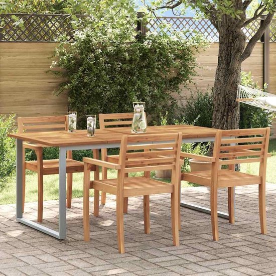 Acacia massief hout 180 x 90 x 75 cm