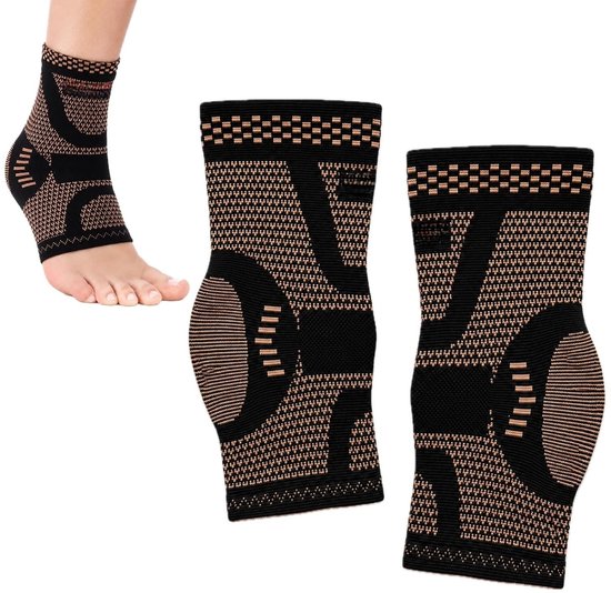 Ademend Enkelbandage met Open Teen, Elastische Steun voor Sport en Dagelijks Gebruik, Comfortabel en Lichtgewicht