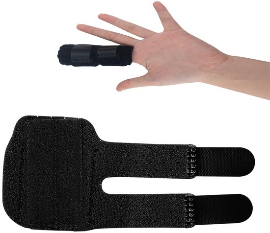 Ademend Vinger Spalk voor Trigger Finger - Verstelbare en Waterdichte Vingerbescherming bij Artritis en Letsel