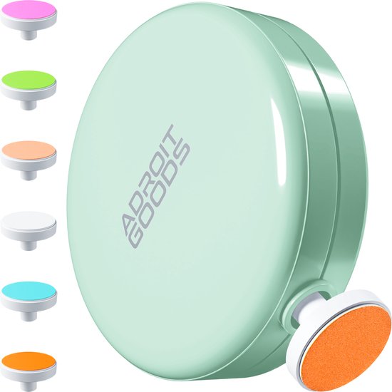 AdroitGoods Elektrische Baby Nagelvijl - Baby Nagelknipper - Manicureset Baby - Nagelschaartje - 6 Vijlen - Incl. Batterij - Groen van AdroitGoods