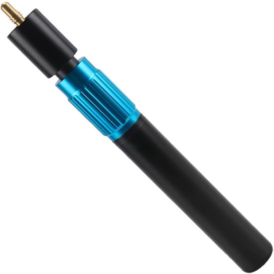 Allecto - biljart cue verlenging - 9-inch - perfect voor biljartspelers - zwarte aluminium - pole cue - verbetering van je spel - geschikt voor bil... van Merkloos