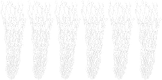 Allecto- Biljart Mesh Bag Snooker Tafel Tas Netto - Biljart - Tafel - Vervanging - Mesh Netto Zakken - Pool Tafel Accessoires - Pool en Snooker - Zwart - Geschikt voor diverse tafels - 6 Stuks per set. van Merkloos