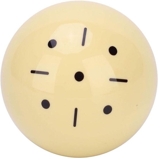 Allecto- Biljartbal - Biljartstandaard - Harsmateriaal - Professioneel - Snooker - Training - Praktijk - Grote cue bal - Kristal - Duurzaam - Hoogglans - Geschikt voor Amerikaanse biljart van Merkloos