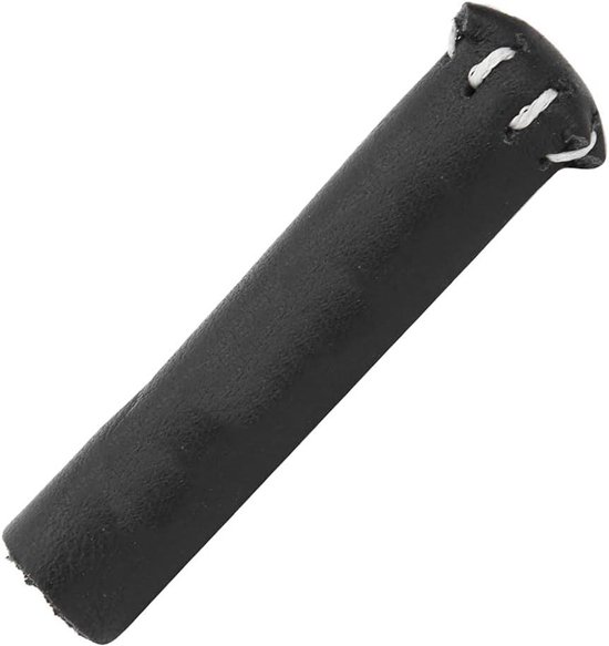 Allecto- Biljartkeu-tipbeschermer - Accessoires - Zwart - Snookerkeu - Duurzaam - Lederen - Geschikt voor Pool Cue - Professioneel - Lederen Gevallen Voor Pool Cue tips Snooker, Zwart. van Merkloos