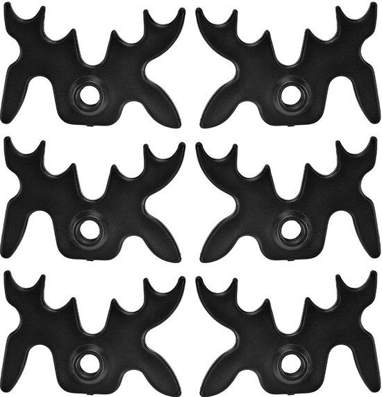 Allecto - Billiard Cue Rack Set - Antler Vormige Steun voor Biljartkeu