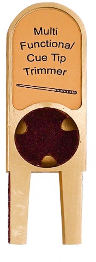 Allecto - Billiard Pool Cue Tip Shaper - Multifunctionele Tip Shaper en Polisher