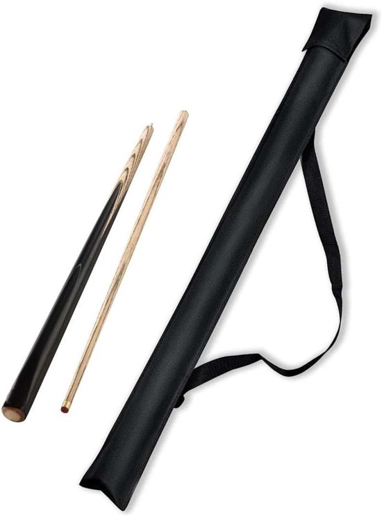 Allecto Plus - Draagbare biljartkeu-tas voor 1/2 snooker biljartstick met zwembad-cue opbergtas van Allecto