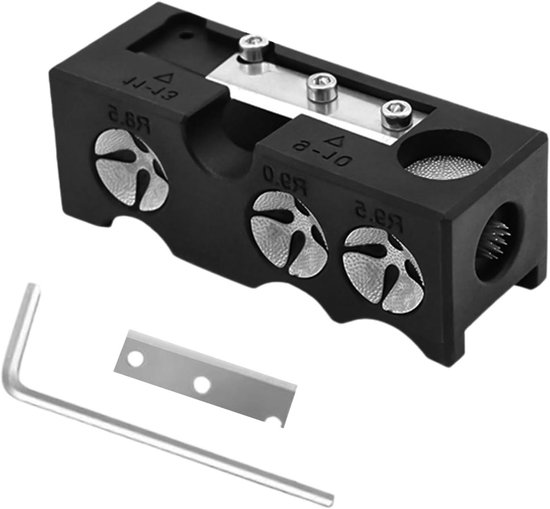 Allecto Plus - Multifunctioneel 11-in-1 gereedschap voor biljartkeu - Biljarttip reparatieset - Vormgeving en reparatie accessoires
