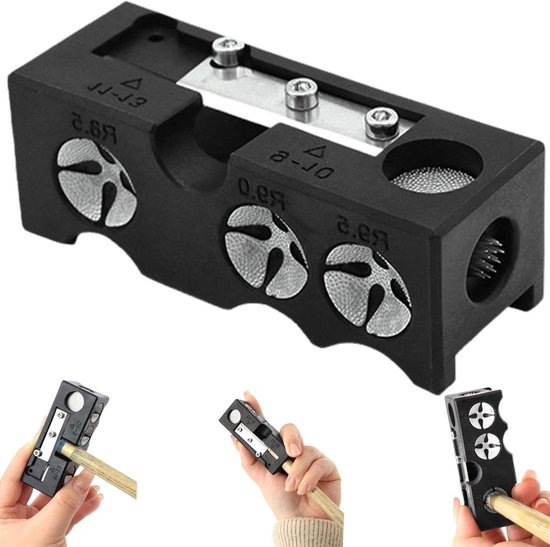 Allecto Plus - Multifunctionele Biljart Keu Tip Shaper en Reparatie Tool - 11-in-1 - Onderhoud en Reparatie Keu Tips - Keu Onderhoud - Club Schoonmaken - Biljart Keu Reparateurs van Merkloos