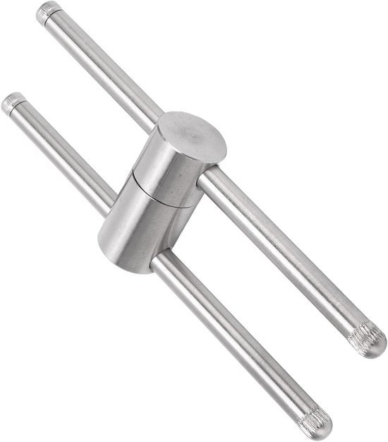 Allecto Plus - RVS Snooker Keu Tip Compressor en Shaper voor 9mm-14mm Pool Keu Tips van Allecto Plus