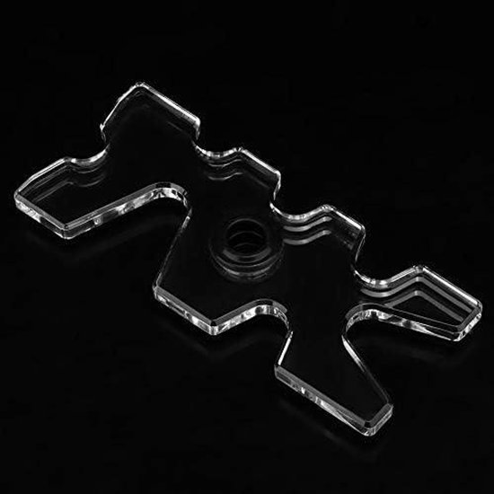 Allecto plus - Transparant Acryl Pool Keu Rek Accessoire voor Biljarttafel in Negenball Club