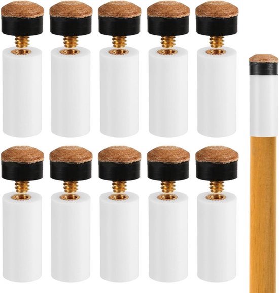 Allecto Plus - Witte Ferrules - 10 stuks Poolkeu Pomerans 13mm