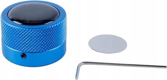Aluminium Krijt Houder voor Biljart - Blauw, Compact & Duurzaam
