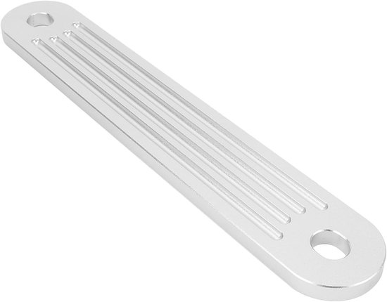 Aluminium Spiegelsteunplaat 12 Inch X 2 Inch voor Buitenboordmotor met Onderste Boutgaten en Duurzame Constructie