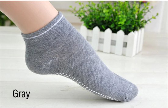 Anti-slip Sportsokken Fitness / Yoga / Pilates - grijs van Sportneer