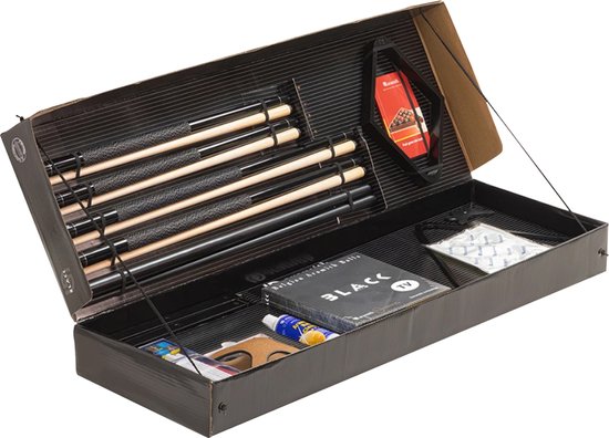 Aramith pool accessoire set Black van Merkloos