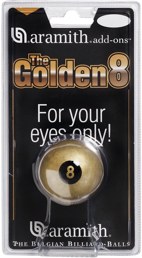 Aramith poolbal 57.2mm golden 8