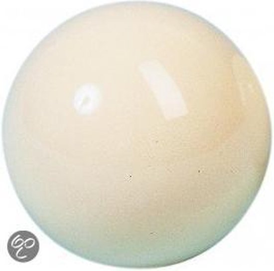 Aramith snookerbal 52.4mm wit van Merkloos
