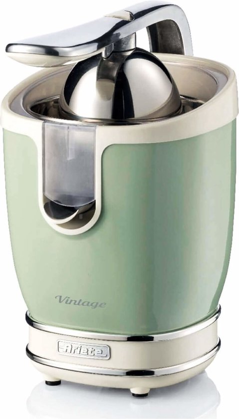 Ariete 0413/04 | Vintage elektrische citruspers | 400 Watt | 2 perskegels | 600 ml inhoud | groen van Ariete