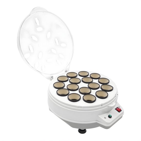 Automatische Biljartballen reiniger - Poetsmachine - Voor Biljart & Pooltafels - Elektrische Polijstmachine - Wit van Merkloos