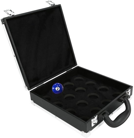 Bediffer Biljart Ballen Opbergdoos Zwembad Dragen Accessoire met Handvat voor Biljart Opbergdoos Zwembad Dragen Accessoire