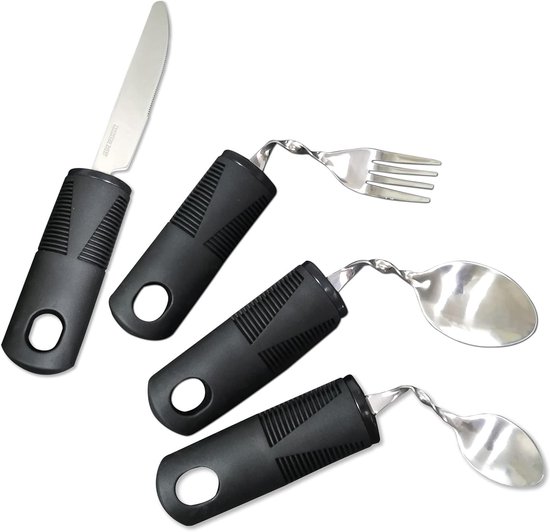 Bendbare Snijset met Brede Handvatten voor Gemakkelijk Grip, Ideaal voor Ouderen en Mensen met Beperkingen zoals Artritis en Parkinson