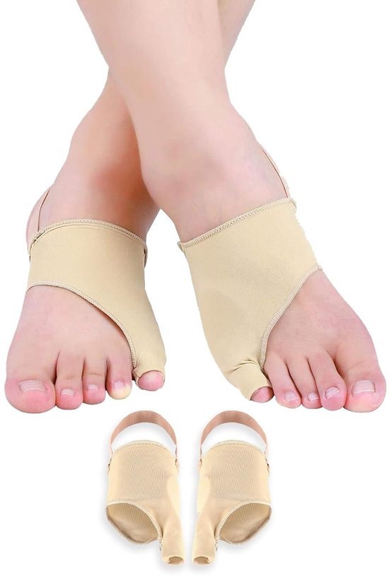 Beschermende teenbescherming voor kleine vingers, comfortabele en ademende Hallux Valgus separator van SEBS Lycra, voorkomt wrijving in schoenen en biedt ondersteuning