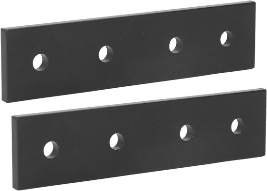 Bevestigingsaccessoires 4-gaats aansluitplaten, roestbestendig, gepolijst oppervlak van aluminiumlegering, 2 stuks voor de mechanische industrie (2020)
