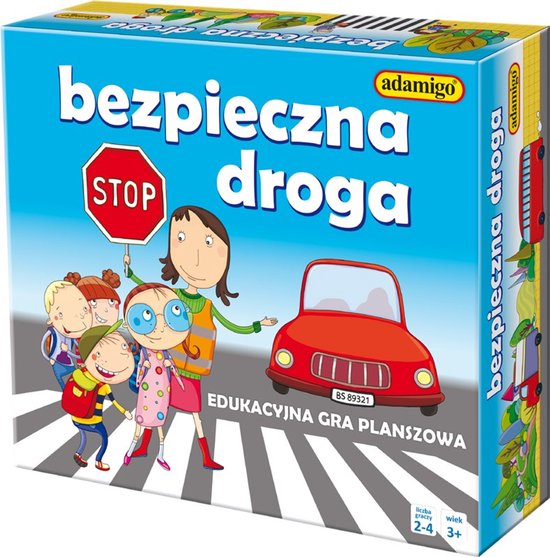 Bezpieczna droga Edukacyjna gra planszowa