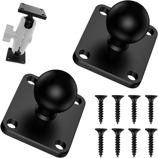 Bicycle Phone Holder met 1 Inch Bal, Geschikt voor Motoren en Fietsen, Aluminium Steun voor Mobiele Telefoons en Bevestiging