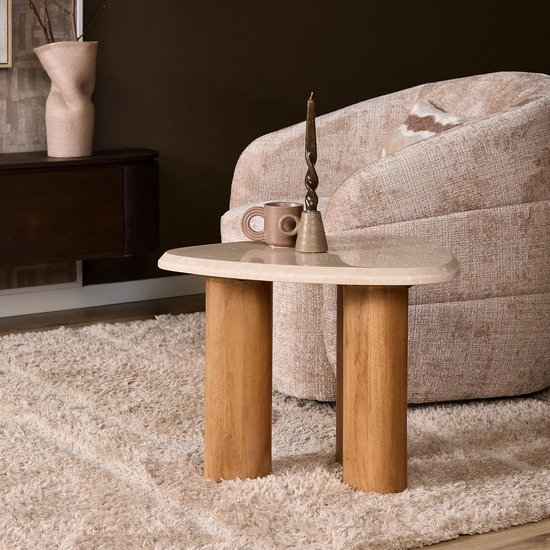 Bijzettafel Nuvé naturel – 60 cm