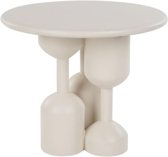 Bijzettafel Rond 55 cm Beige