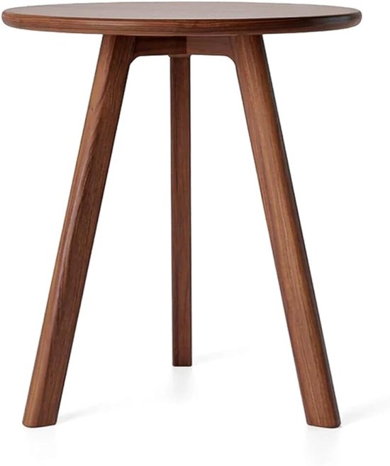 Bijzettafel rond massief walnoothout voor woonkamer premium sofa tafel minimalistisch Scandinavisch design nachtkastje eenvoudig