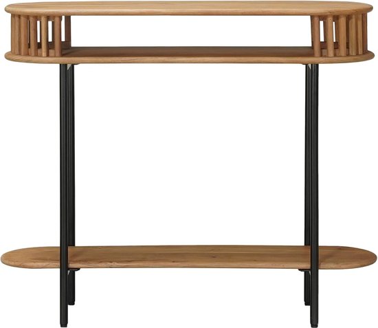 Bijzettafel van acaciahout Teakbrons 90 x 30 x