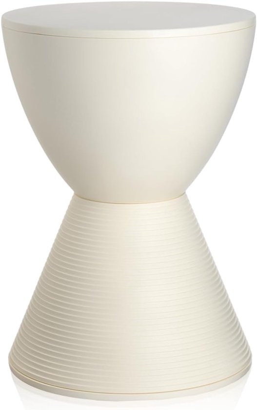 Bijzettafel/Kruk, Wit