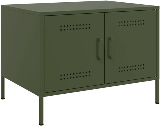 Bijzettafels veelzijdige bijzettafels voor lounge 68x50x50,5 cm staal
