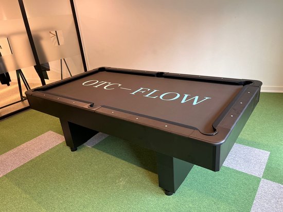 Bilijardai® - Dino Club Grijs Biljart-Pooltafel- 8Ft - 3-Delig Braziliaans 19 mm Leisteen van Bilijardai