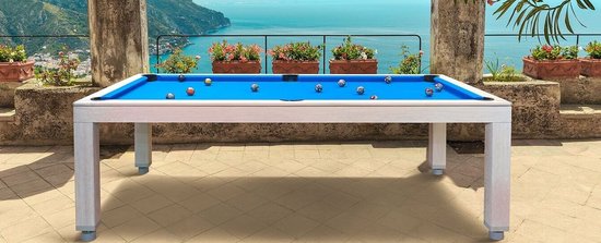 Bilijardai Pooltafel Vision OUTDOOR - 7ft tafel voor buiten - leisteen - optioneel met afdekbladen- weerbestendig van Bilijardai