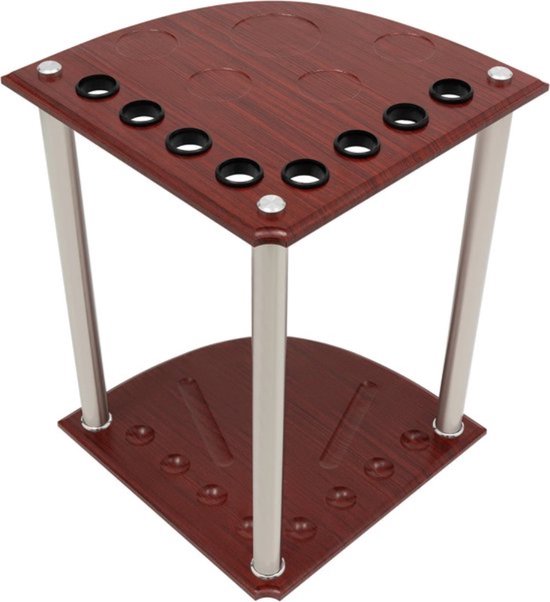 Biljardkue - Vloerstandaard voor 36x Keu - Poolen - Biljarten - Keu Rack - Houder van Merkloos