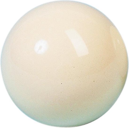 Biljart bal Polyester 54.0mm wit van Buffalo