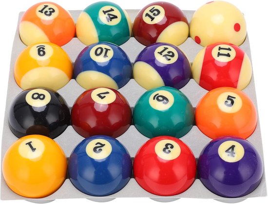 Biljart Ballen Set - Pool Ballen - Spel Spelen - Professionele Hars Kwaliteit - 57.2 mm Standaard - Meerdere Kleuren