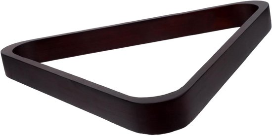 Biljart Ballenrek - Pooltafel Accessoire - Ballen Organiseren - Stabiele Houten Constructie - 33 x 30 cm - Houtkleur