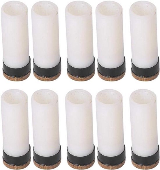 Biljart Cue Tips - Reserveonderdelen - Biljartstick Reparatie - 10 stuks - Biljart Tig (10 mm/11 mm/12 mm/13 mm) - Geschikt voor - Verschillende Maten - Cues. van Merkloos
