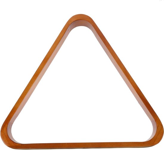 Biljart Driehoek - Pool Rek - Ballen Plaatsen - Stevig Grenenhout - 30x27x3 cm - Natuurlijk