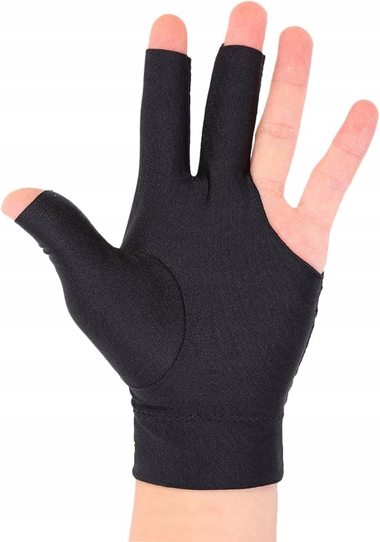 Biljart Handschoen 3 Vingers Links Elastisch Professioneel