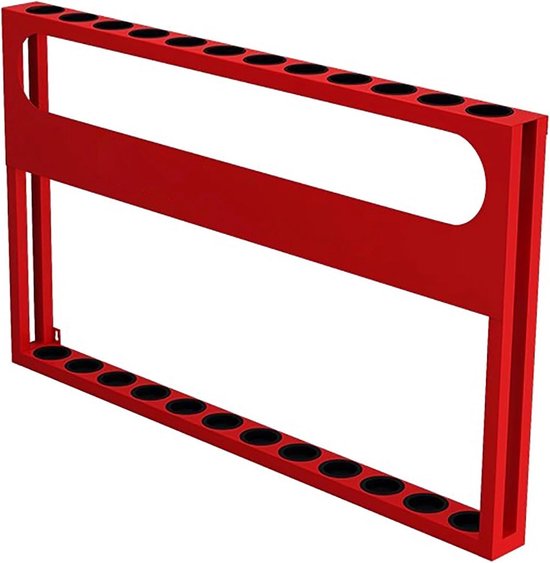Biljart Keu Houder - Keu Rek Keu Opslag - Keuen Opbergen - Muurbevestiging Ruimtebesparend - 6x70x50cm - Zwart