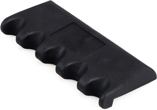 Biljart Keu Houder - Snooker Stok Rack - Biljart Spelen - Antislip Rubber - Voor 5 Keus - Zwart