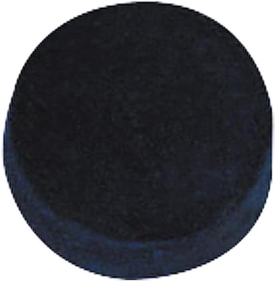 Biljart Keu Pomerans - Keu Tip - Biljart Spelen - Chroom Gelooid Leer - 9mm - Blauw