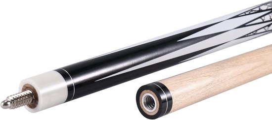 Biljart Keu - Pool Keu - Professioneel Spel - Stevig Esdoornhout - 137 cm Lengte - Wit