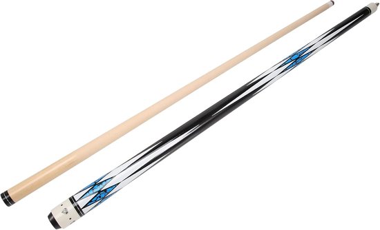 Biljart Keu - Pool Keu - Spel Spelen - Esdoornhout Constructie - 177 cm Lengte - Blauw